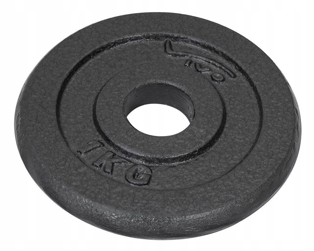 

Obciążenie Żeliwne Czarne 1kg 29 mm