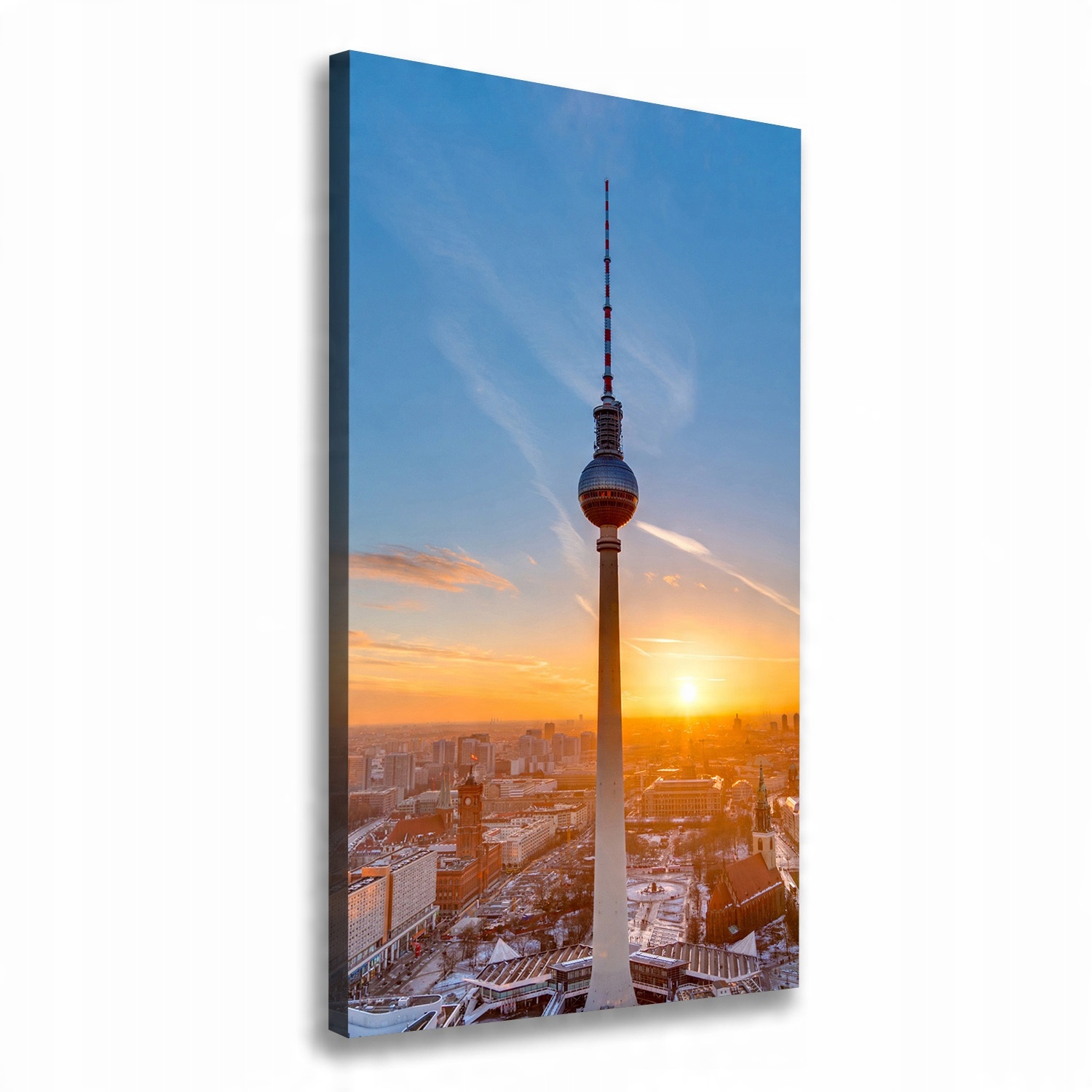 

Foto obraz na płótnie Wieża telewizyjna 60x120 cm