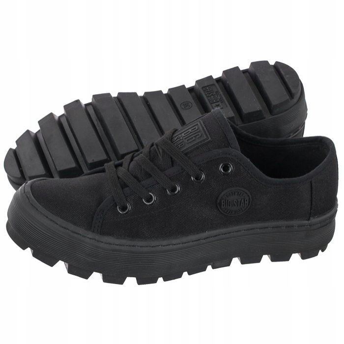 

Buty Damskie Trampki Big Star Czarne JJ274489
