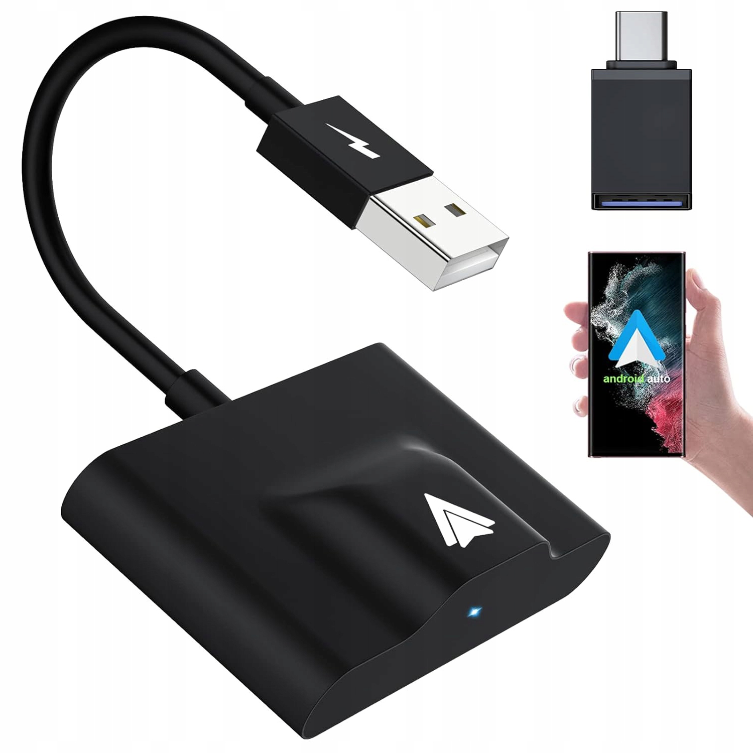 BEZPRZEWODOWY ADAPTER ANDROID AUTO WIFI/BLUETOOTH Sklep, Opinie