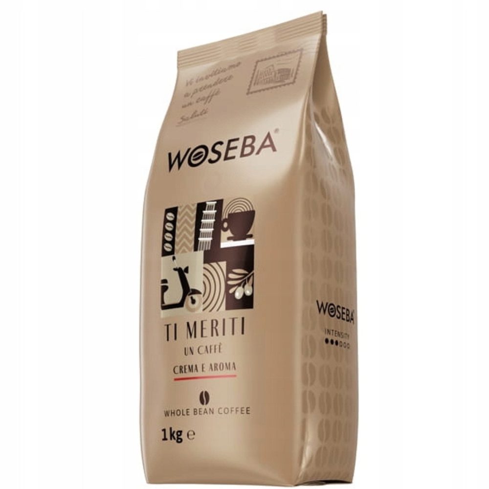 Levně Zrnková káva Woseba Ti Meriti Crema e Aroma 1kg
