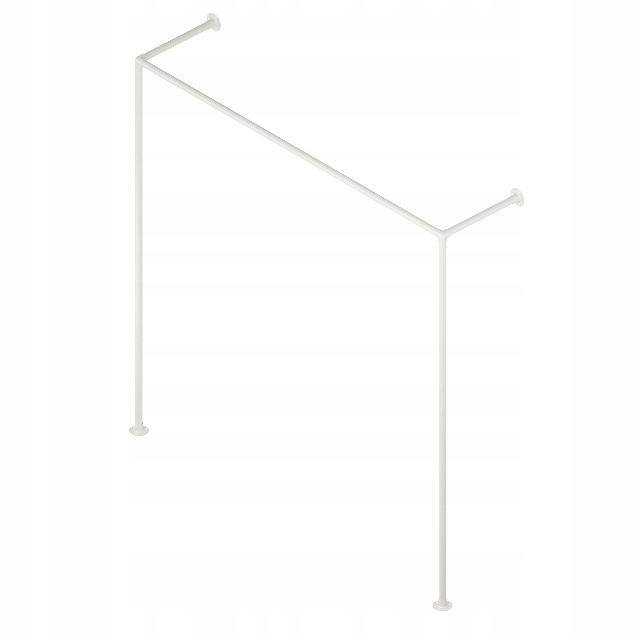 Tyč Na Oblečení Věšák Na Stěnu Loft 151x150cm fi 25mm Hotse Kašmír