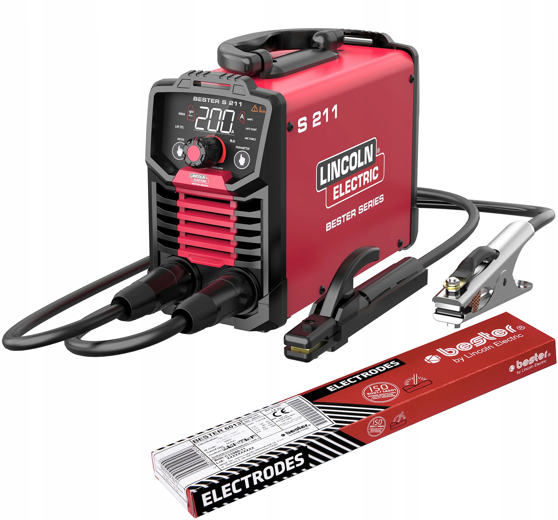 Invertorová svářečka Mma Lincoln Electric Bester S 211 elektrody