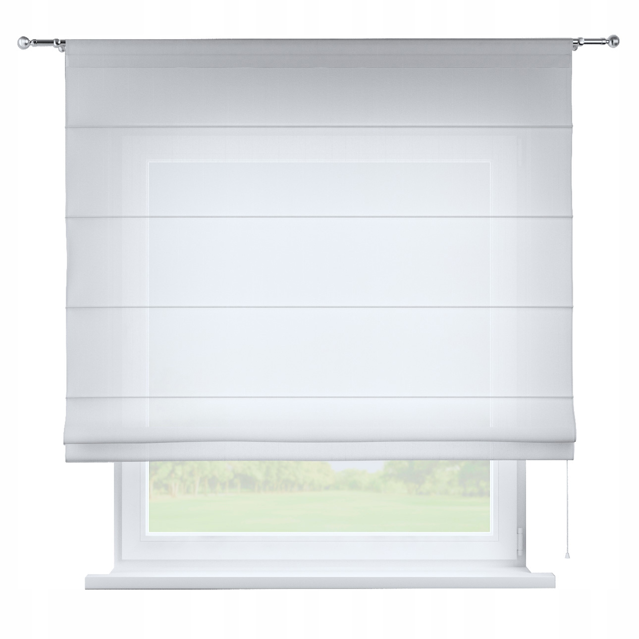 Hotová římská roleta Torino 130 x 170 cm bílá