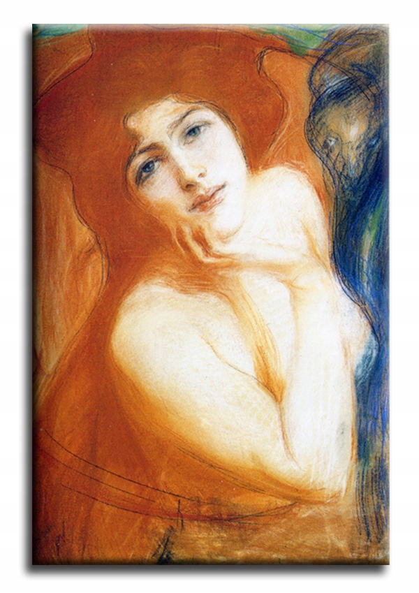 Axentowicz rudowłosa plakat retro digiaqua