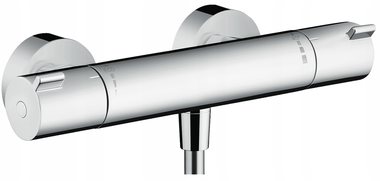 Deszczownica 25 + BATERIA termostatyczna HANSGROHE Kolor srebrny