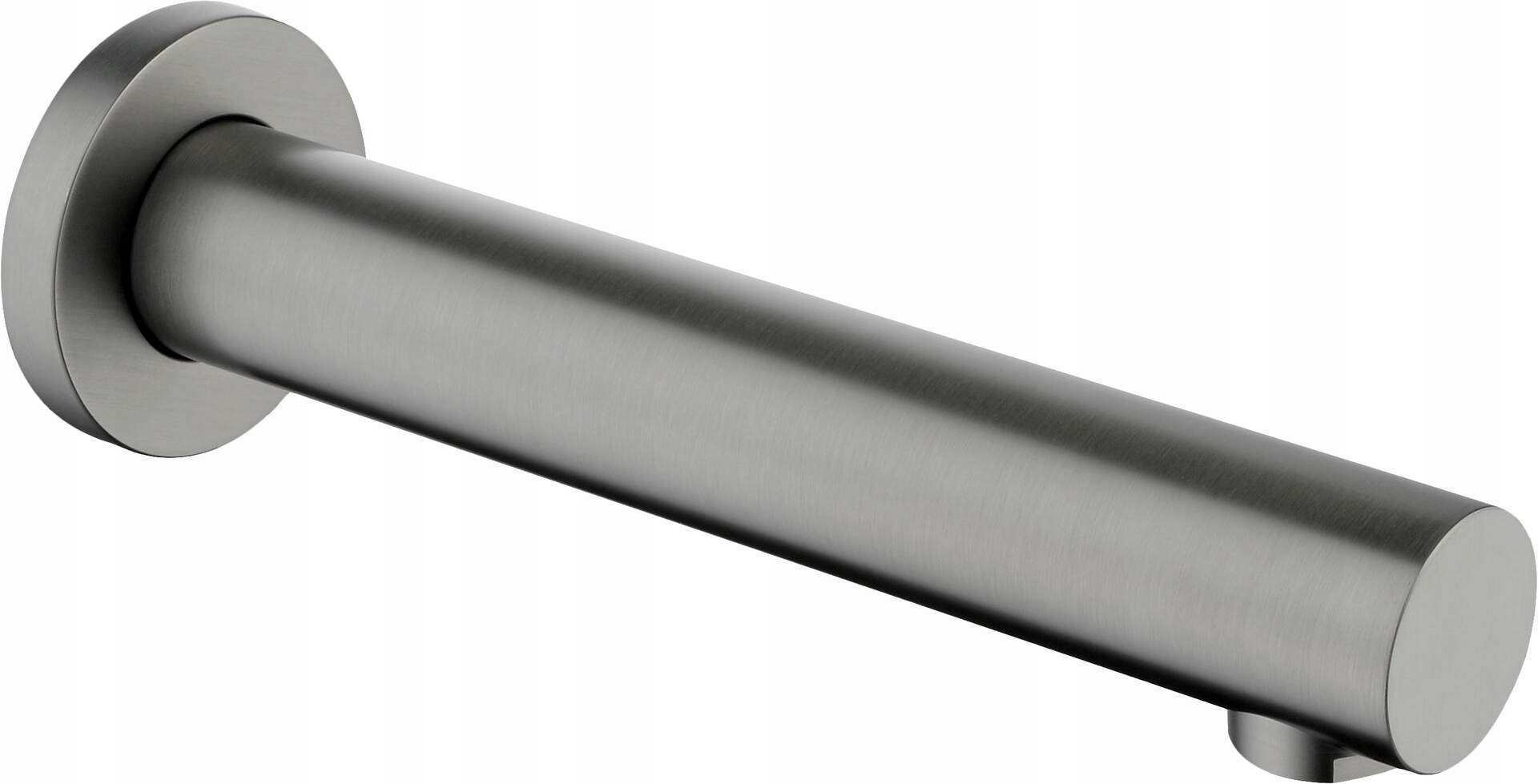 Vaňová výlevka 200 mm z mosadze, titanium, montáž pod omietku