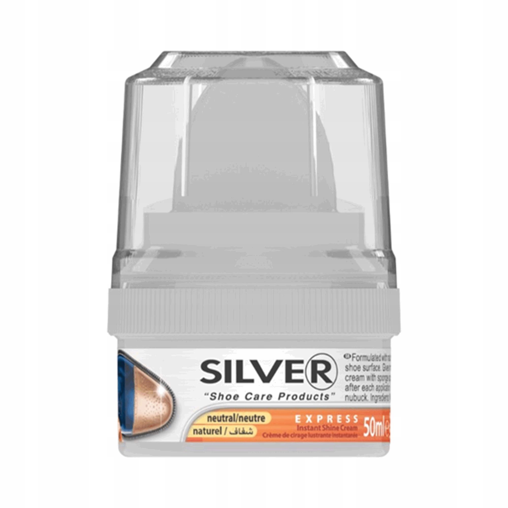 

Silver Pasta do butów z gąbką 50ml bezbarwna
