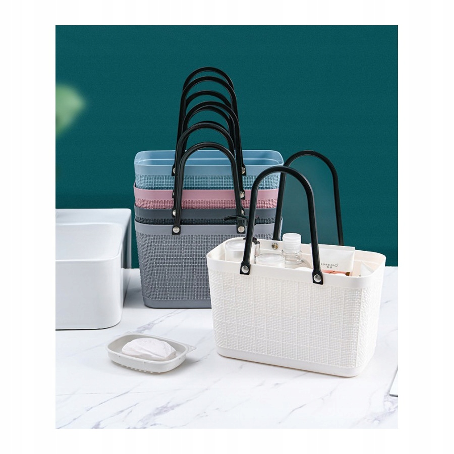 Torebka koszyk zakupowy organizer plastikowy letni grafit ORM03GRAF Marka Ecarla