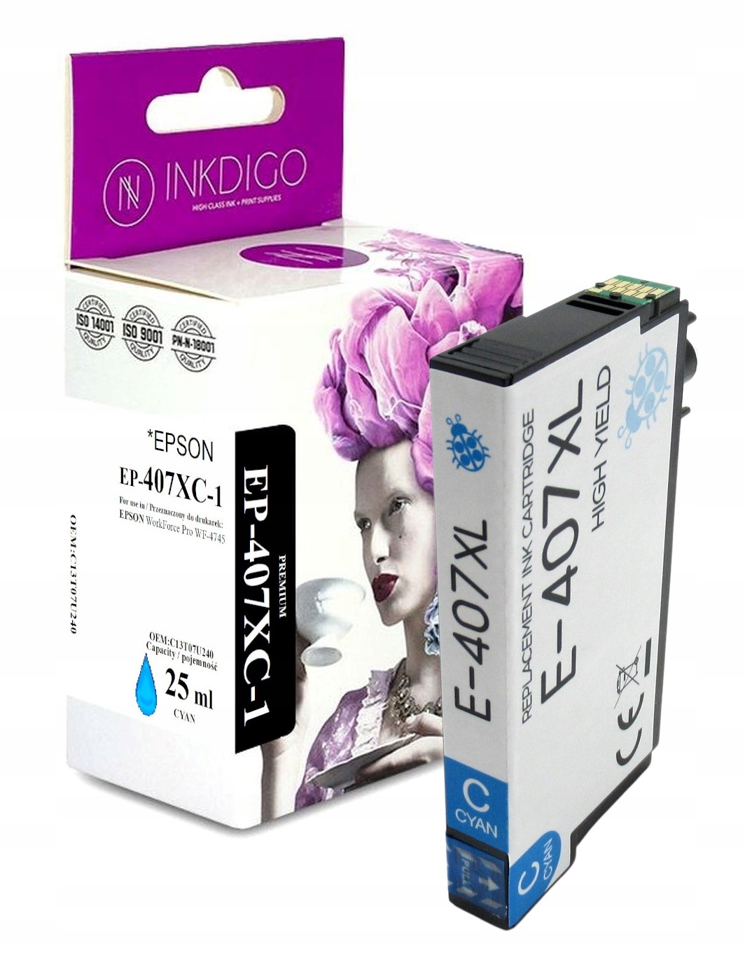 

Tusz do Epson WorkForce Pro WF-4745 Dtwf 407 XL