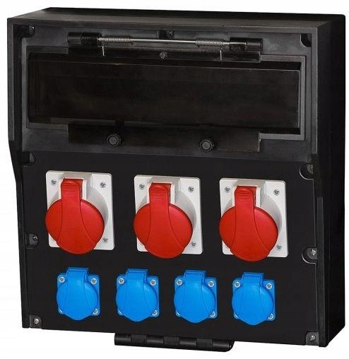 Gumový rozvádzač Lido 18S 3x16A/5P 4x250V