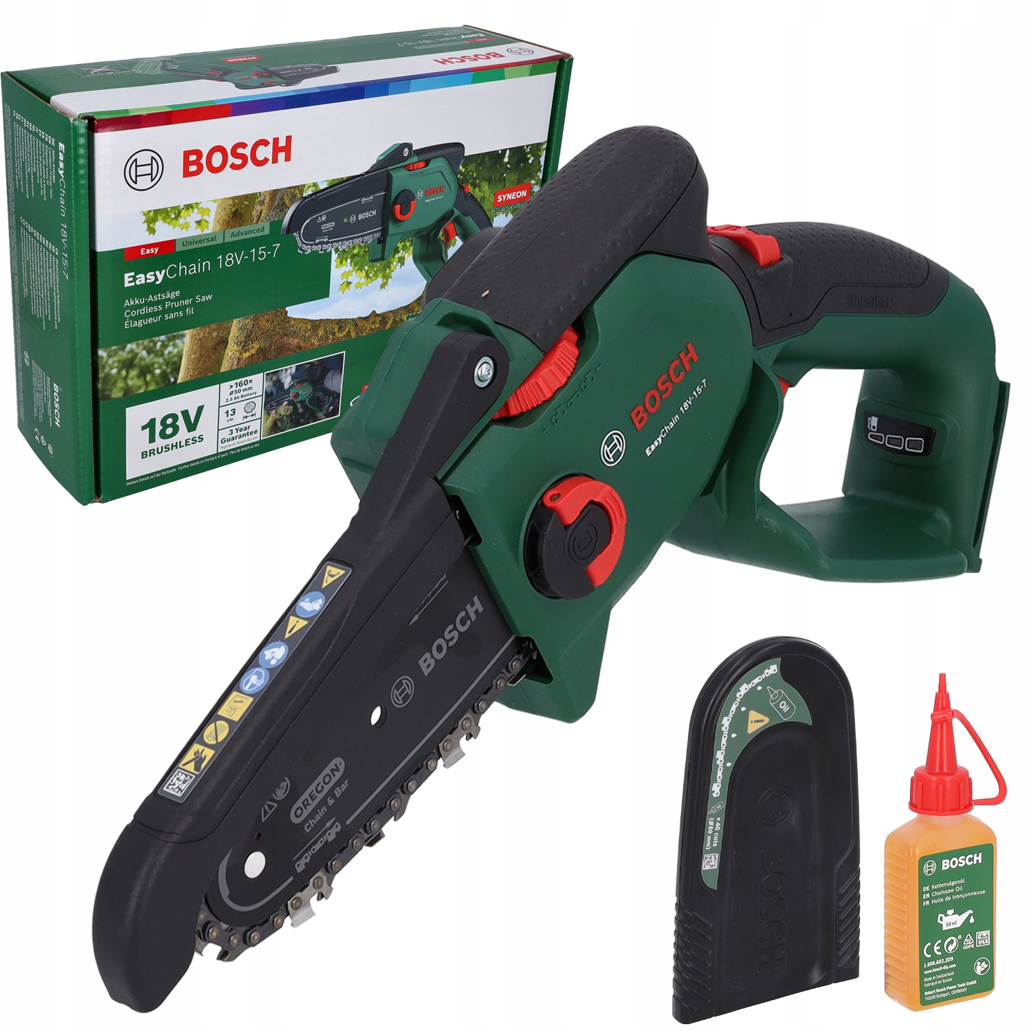 Piła Łańcuchowa 18V gałęziówka EasyChain 18V-15-7 Bt Bosch