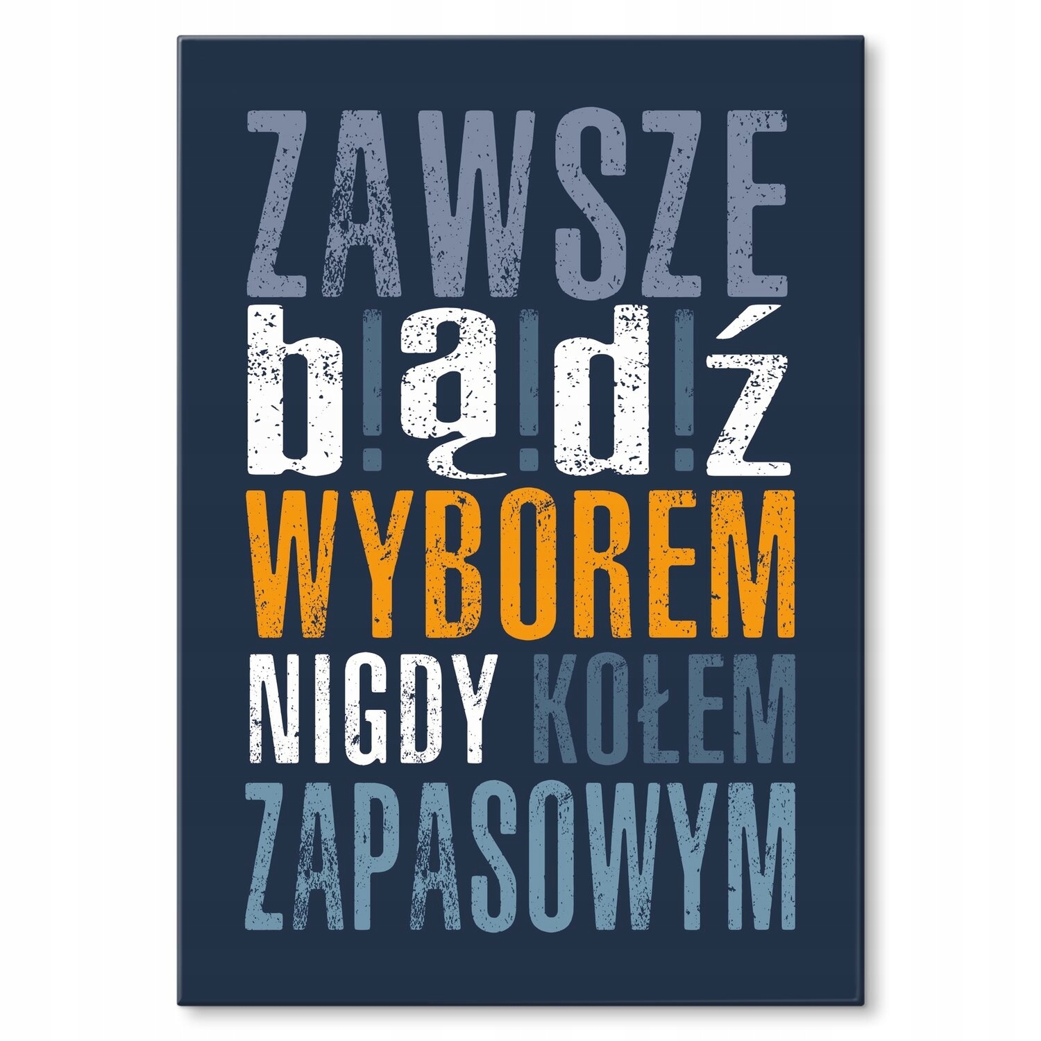 Kovový plakát Vždy si vyberte Štítek Plech 30 x 42 cm Dárek