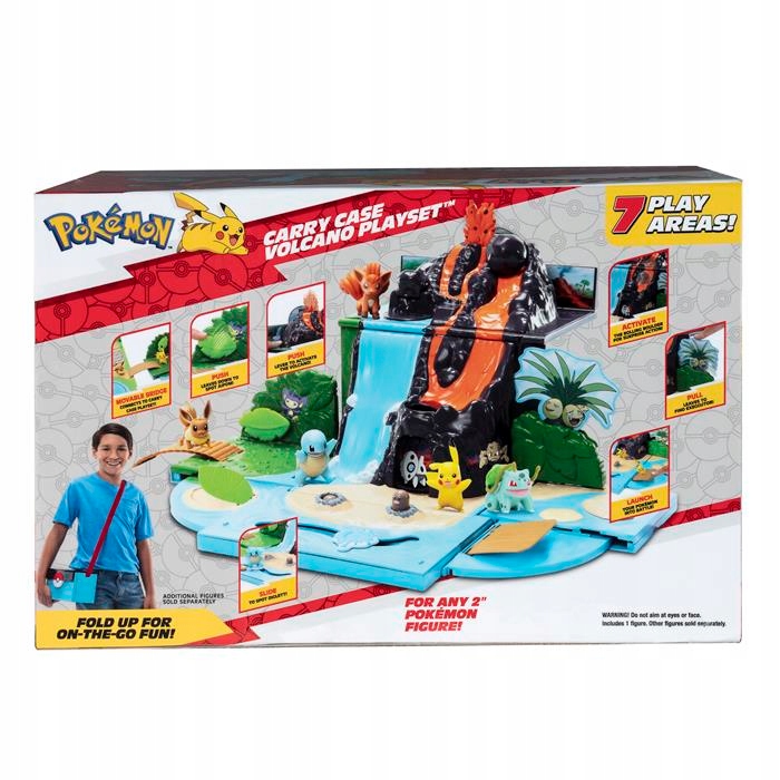 Jazwares Pokemon przenośny zestaw do zabawy w walizce