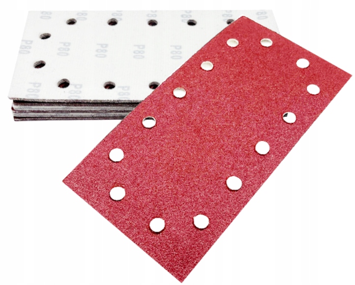 Papier Ścierny 115x230mm Do Szlifowania Gładzi Drewna Plastiku Na Rzep 60