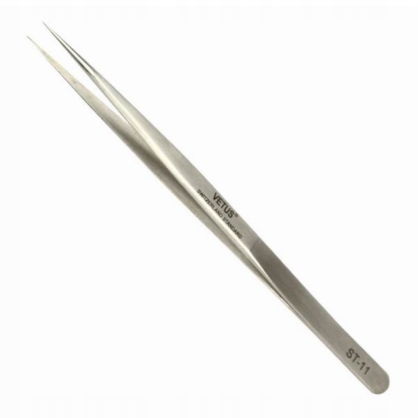 Pęseta prosta Vetus ST-11 Rodzaj pęsety