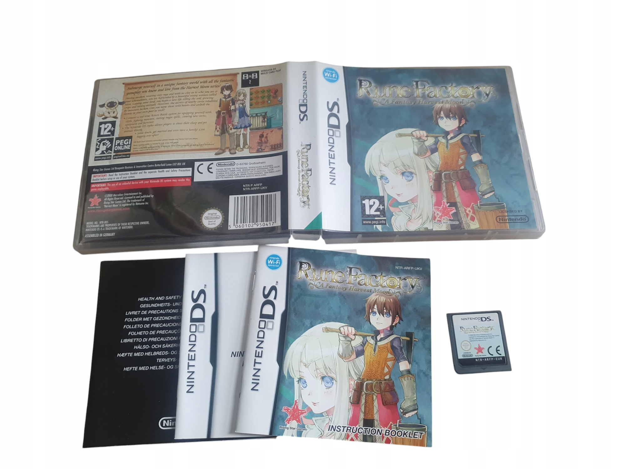 RUNE FACTORY A FANTASY HARVEST MOON NINTENDO DS