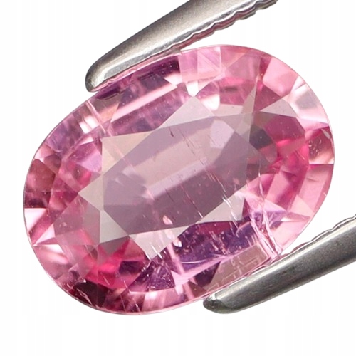 turmalín přírodní růžový 1,21 karátový 8,2 x 6,0 x 3,5 mm certifikát