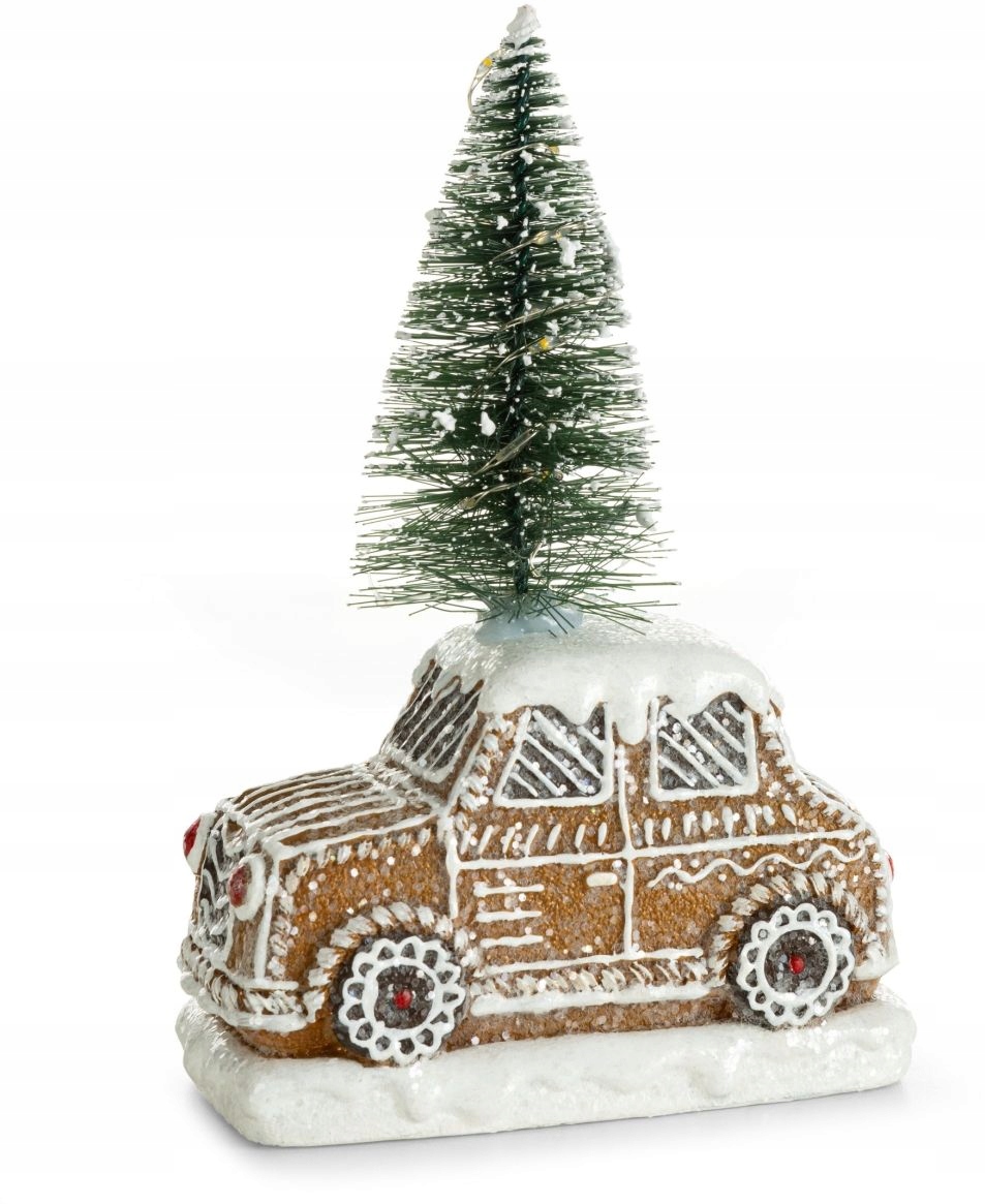 AUTO FIGURKA NA ŚWIĘTA 17 CM OZDOBA ŚWIĄTECZNA