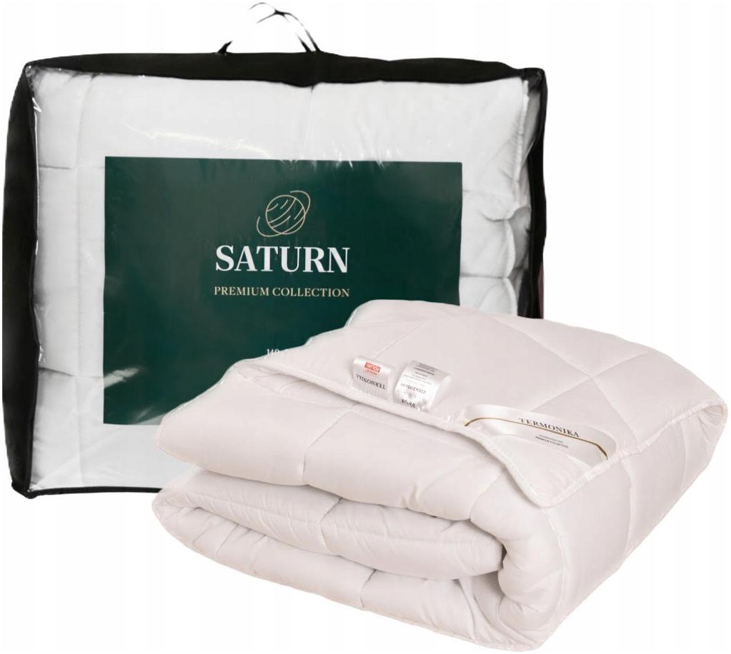 Přikrývka 140x200 celoroční teplá antialergická bílá prošívaná Saturn