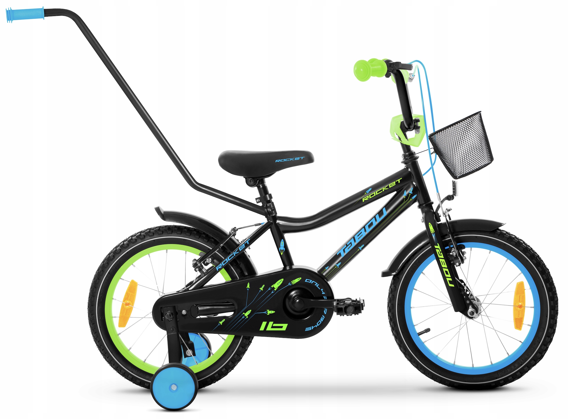 Rower dziecięcy Tabou Rocket 12" dla chłopca 3 Lata