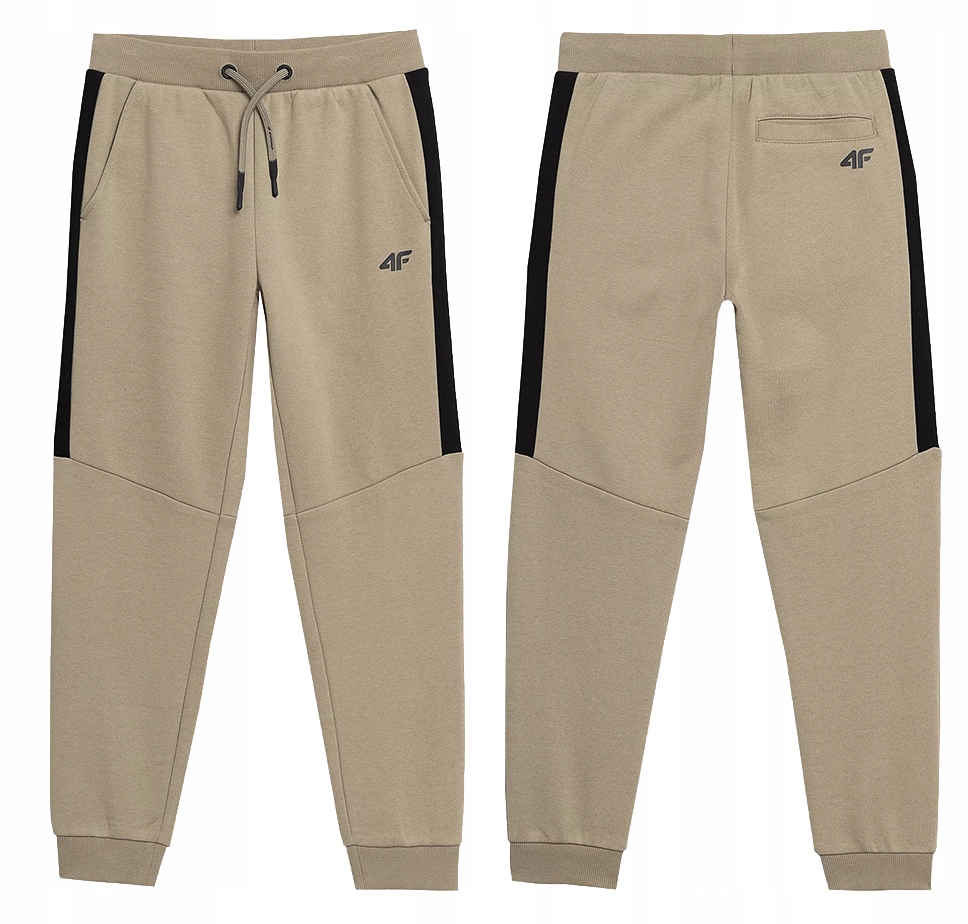 

4F Spodnie Chłopięce Dresowe Joggery 164 JSPMD002