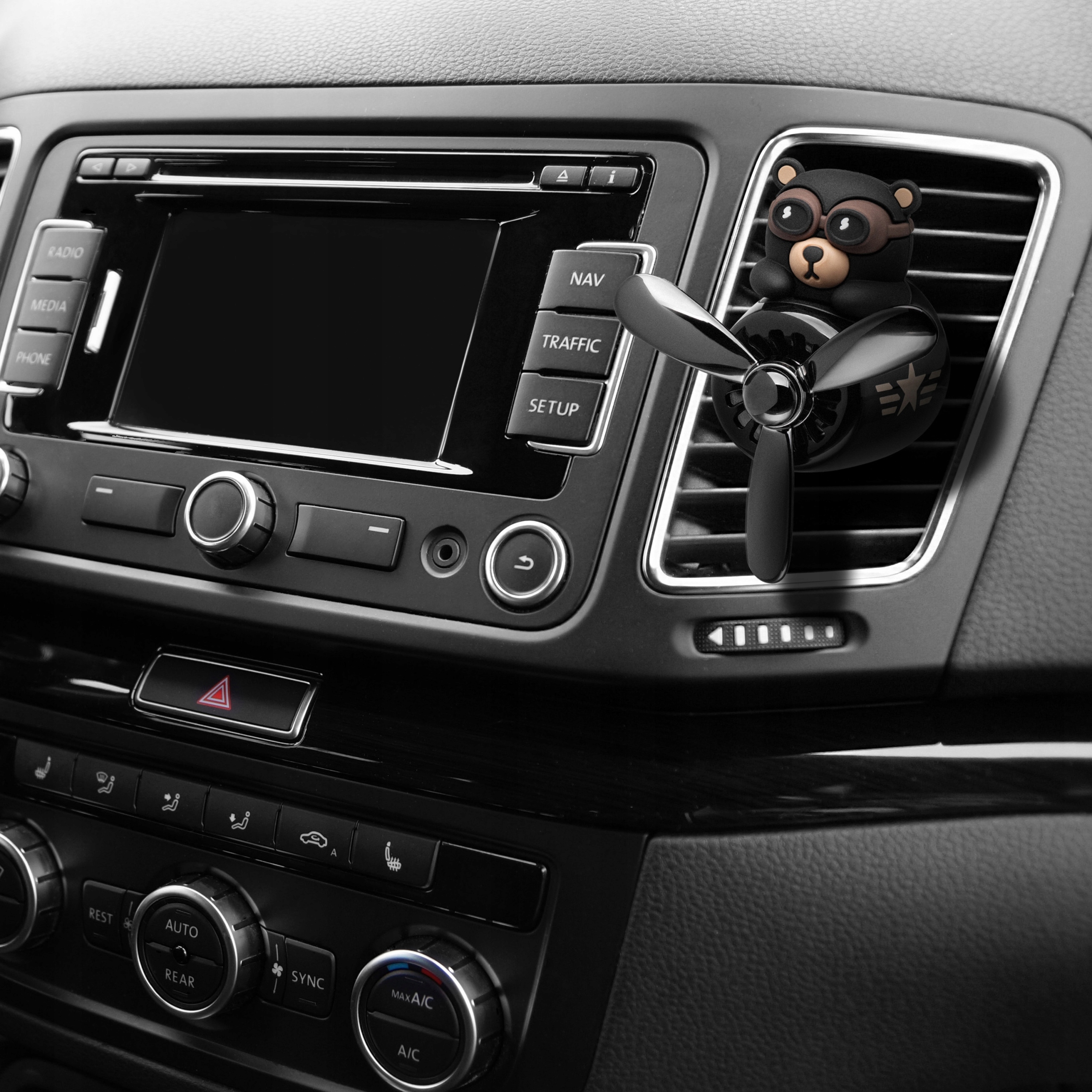 ODŚWIEŻACZ DO AUTA MIŚ PILOT ZAPACH SAMOCHODOWY DO KRATKI AUTA PERFUMY Rodzaj do kratki nawiewu