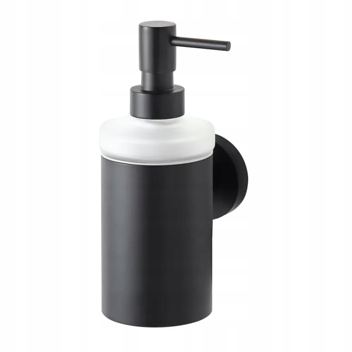 Dávkovač tekutého mýdla Stella Classic, kovové pouzdro, černý