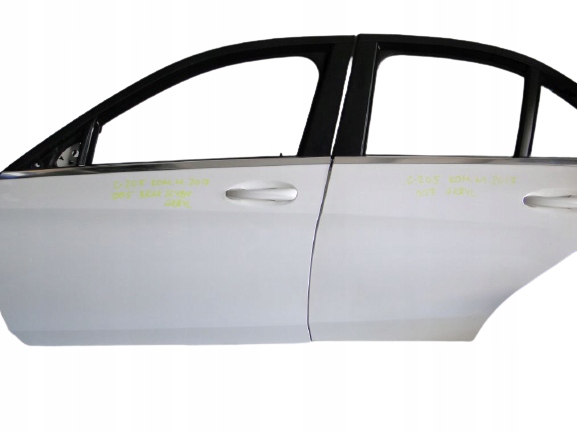 MERCEDES C KLASA W 205 DRZWI LEWE PRZÓD TYŁ AKRYL