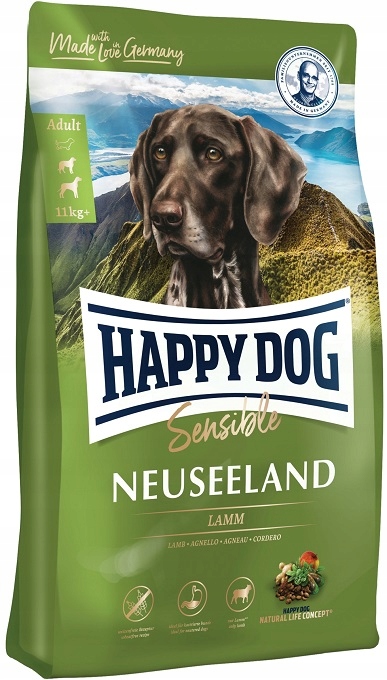 Happy Dog Sensible Neuseeland Sucha Karma dla Psa z Jagnięciną 12,5kg