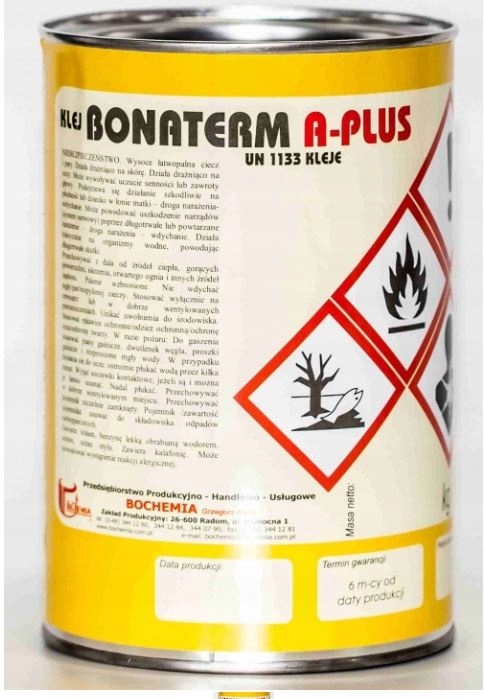 

Klej Bonaterm A-plus Tapicerka samochodowa
