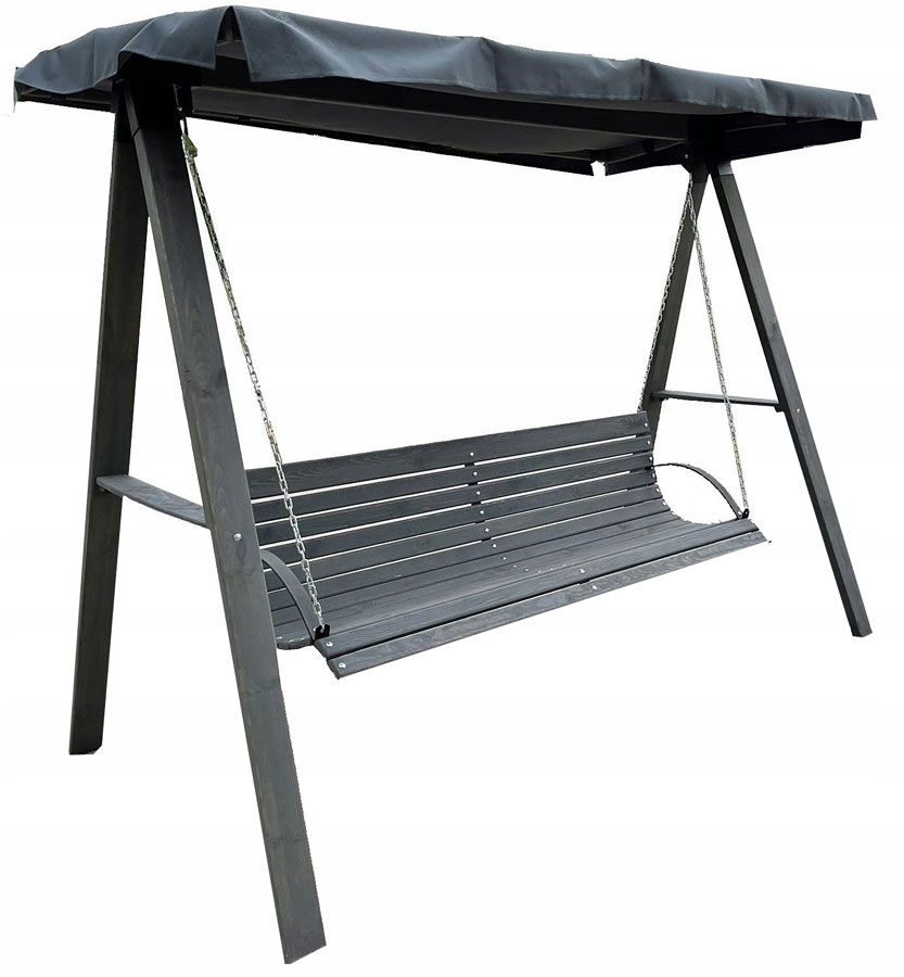 HUŚTAWKA OGRODOWA DREWNIANA Z DASZKIEM ==== 160 CM EAN (GTIN) 5904365163132