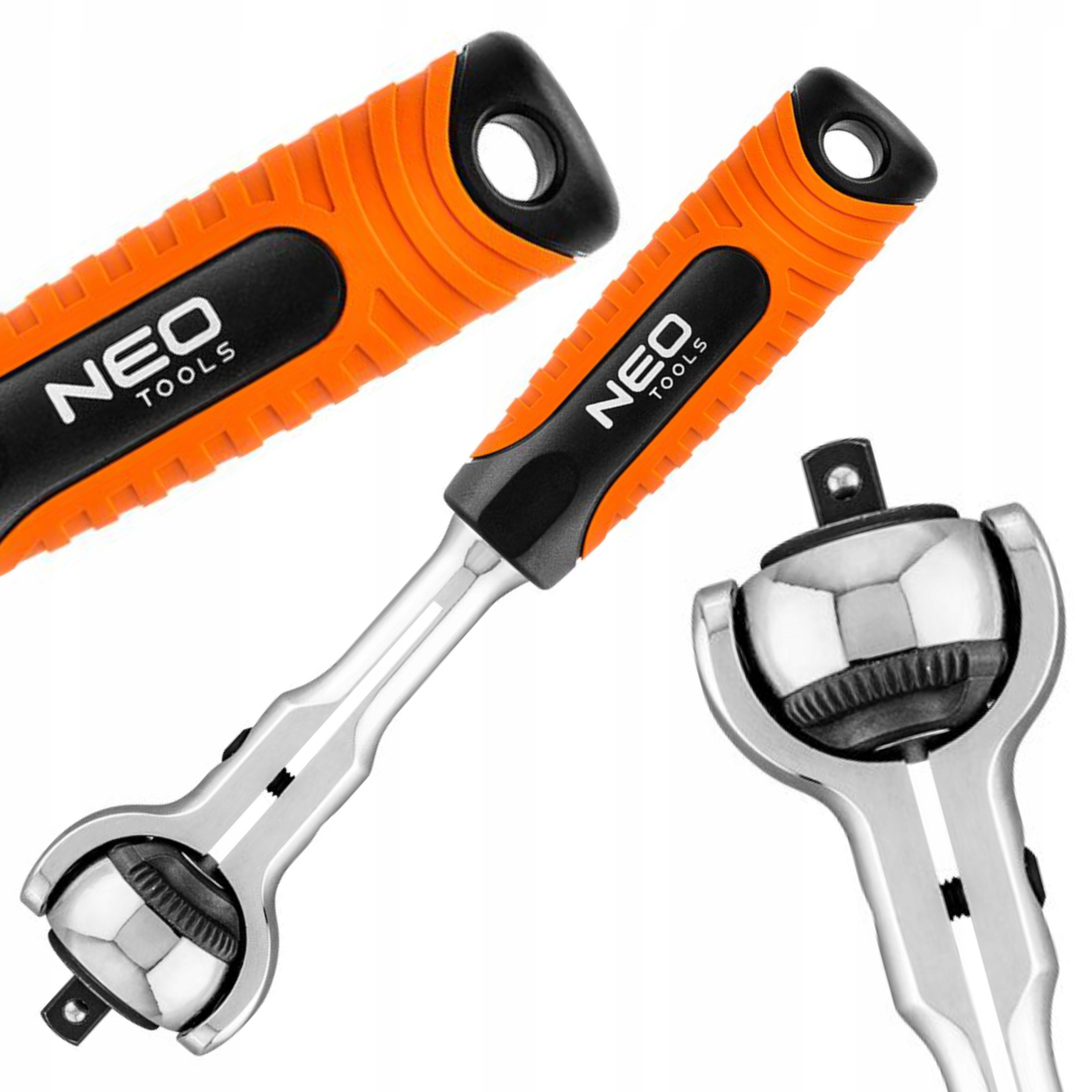 

Neo Tools Grzechotka 1/4 360° 72T Crv 250MM 08-540