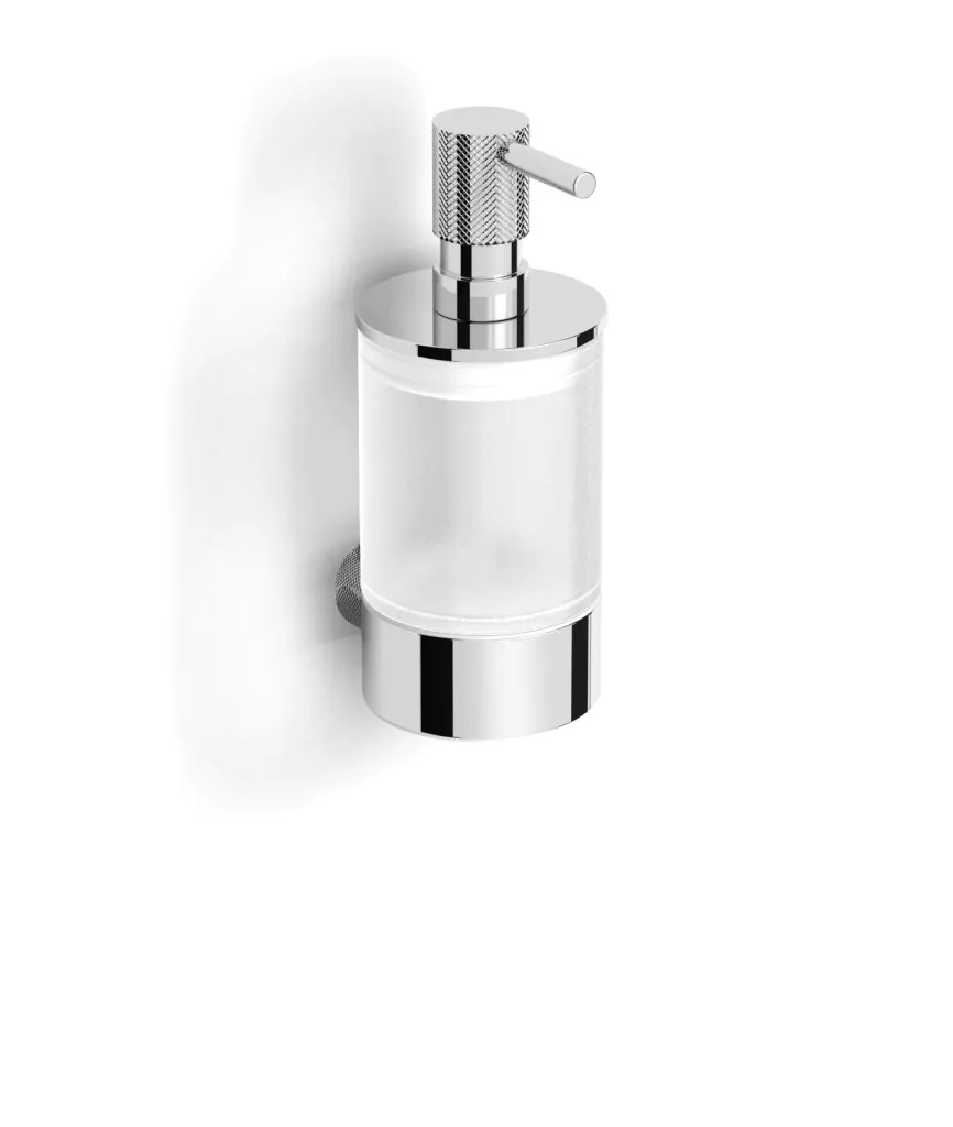 Dávkovač na tekuté mydlo Stella Megan chróm, matné sklo