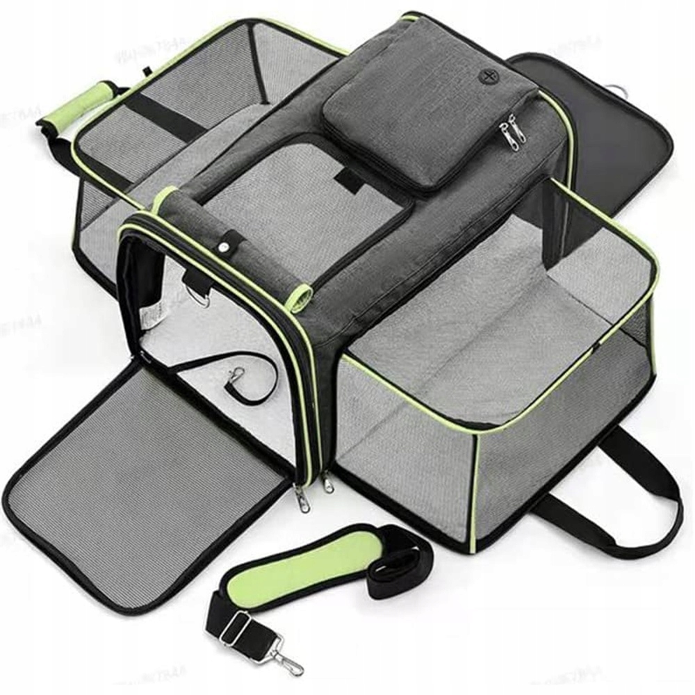 Přepravka Pro Kočky Psa Přepravní Taška Kotec Rozkládací L 48 cm