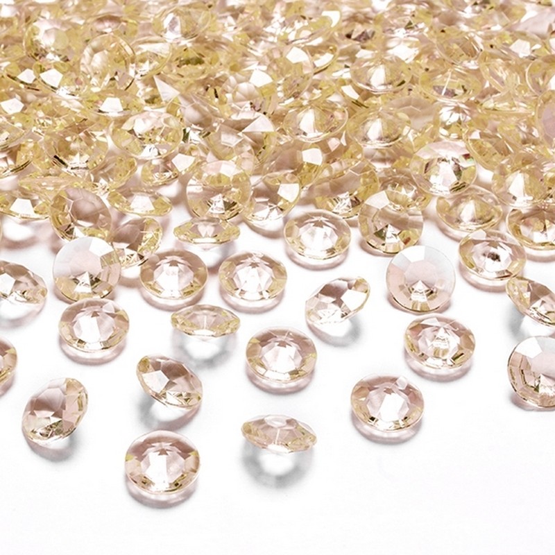 

Diamenciki na stoły 100szt Złoty komunia