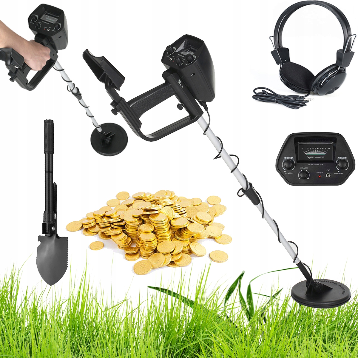 Detektor Kovů Detektor Kovů Pro Hledání Pokladů Z Lopatky