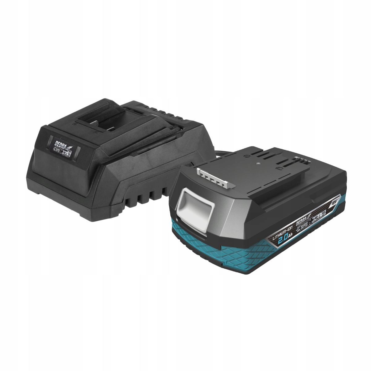 Dedra Zestaw Zasilający 18V Sas All Akumulator 2,0Ah Ładowarka DED7030B01
