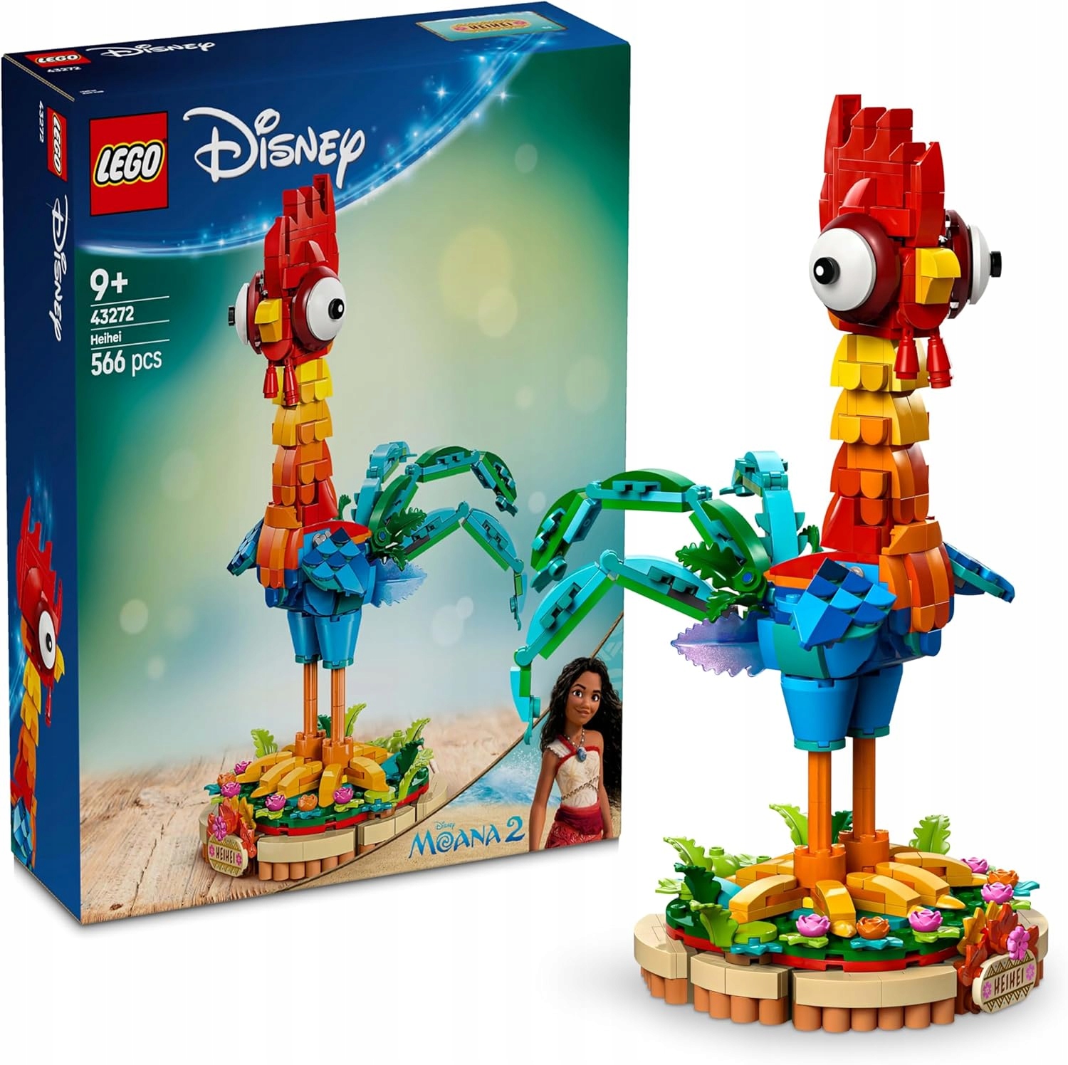 Lego Disney Princezny 43272 Heihei – Kuře, které ukradlo srdce!