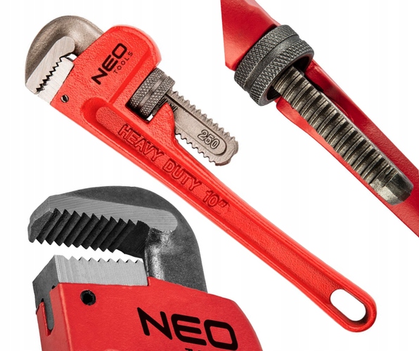 

Klucz Do Rur 10 Stillson Hydrauliczny 250mm Neo