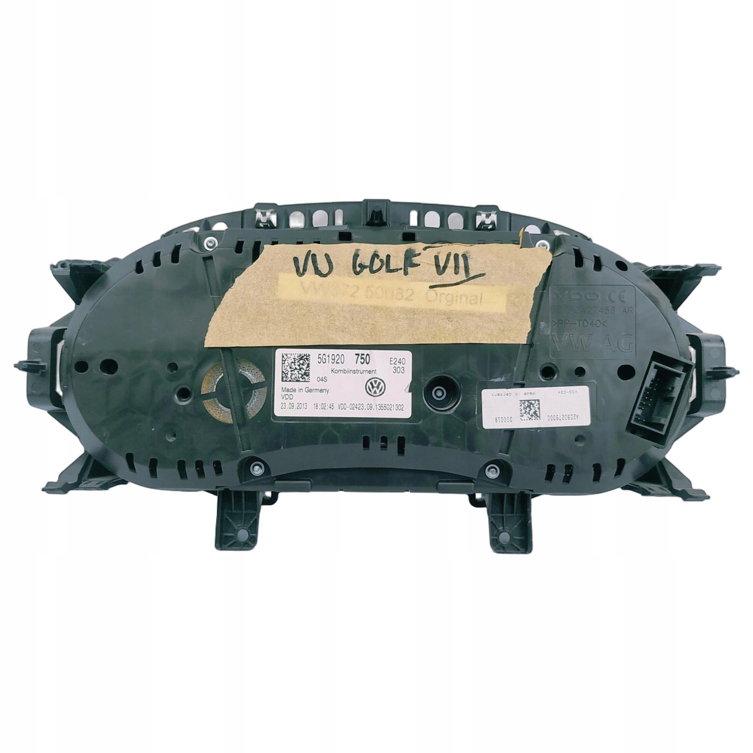 dials PREDKOSCIOMIERZ VW GOLF VII 1.4 TSI