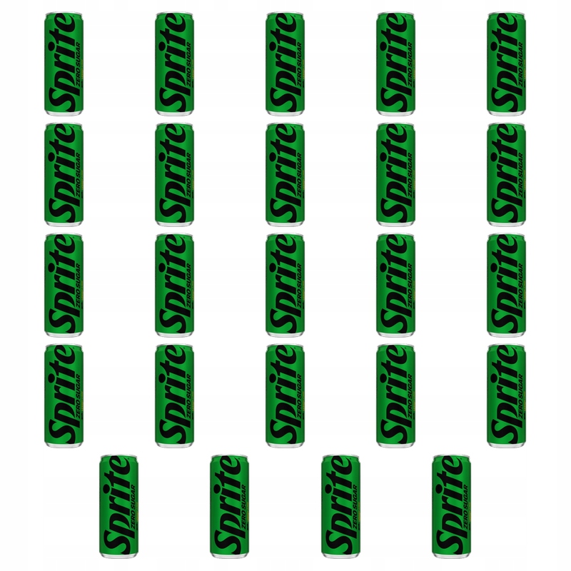 Sprite Zero Sugar Sycený nápoj s citronovo-limetkovou příchutí 330 ml X24