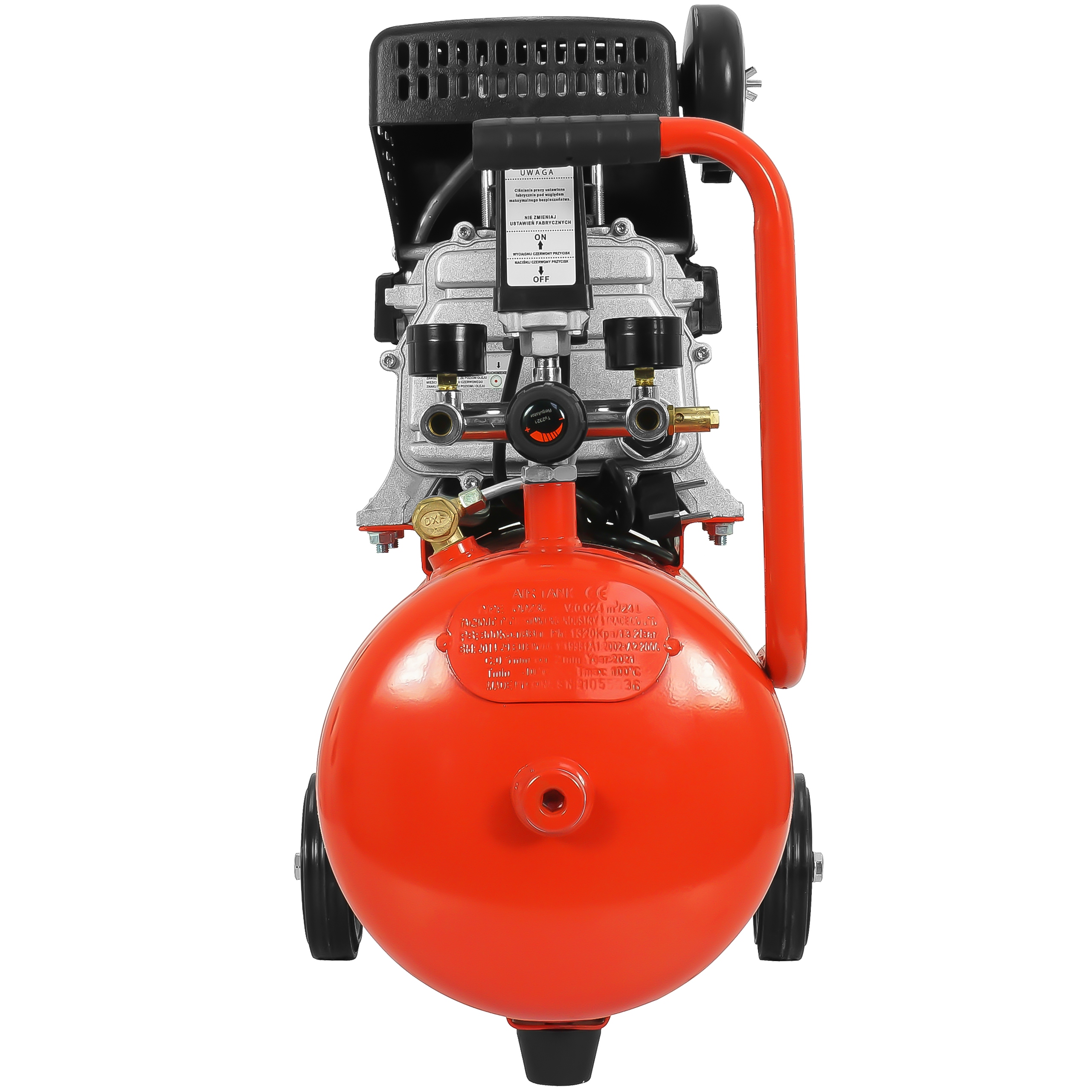 Kompresor olejowy Notig Tools N3420 24 l 8 bar Zasilanie sieciowe