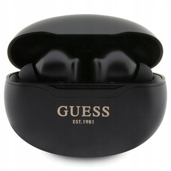 Bluetooth sluchátka Guess GUTWST50EK Tws dokovací stanice černá Classic