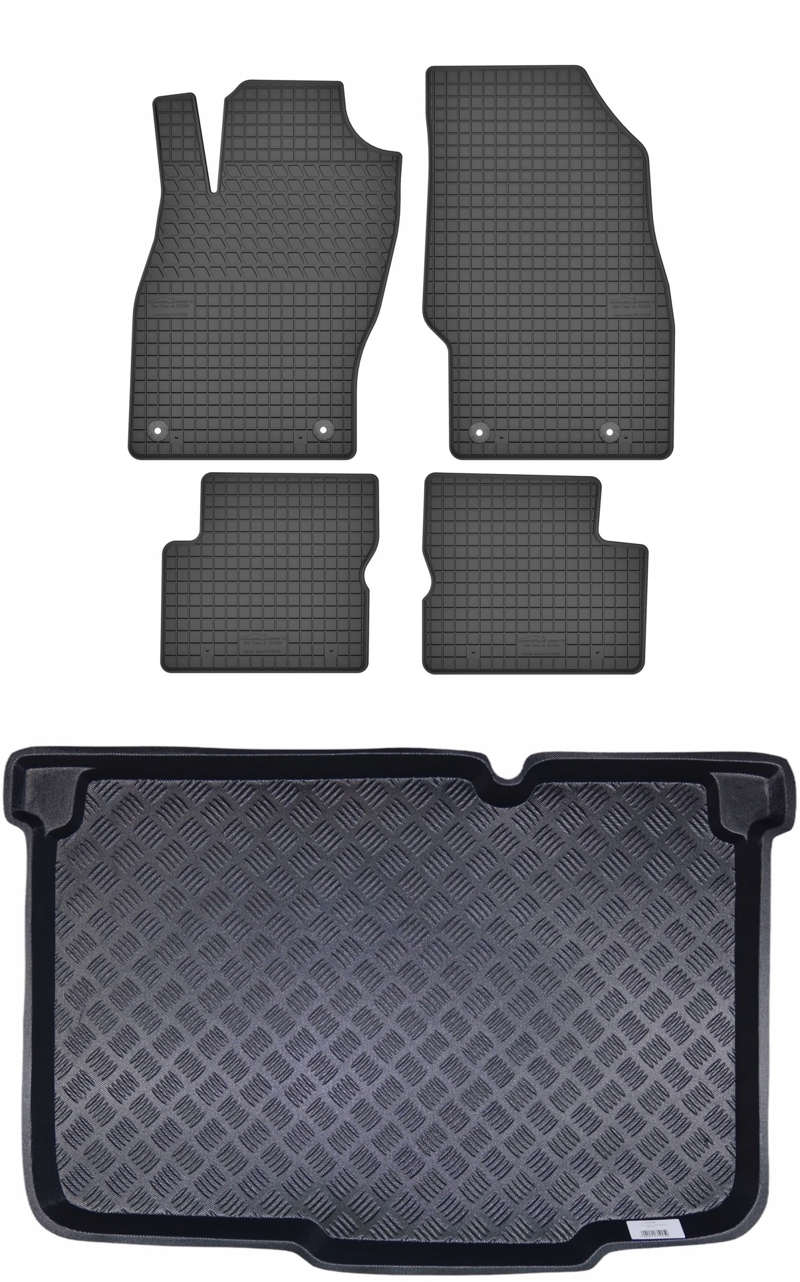 Koberce nosič pro: Opel Corsa D 2006-2015 hatchback