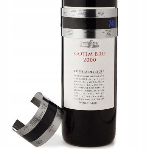 TERMOMETR DO WINA OPASKA NA BUTELKĘ ZE STALI