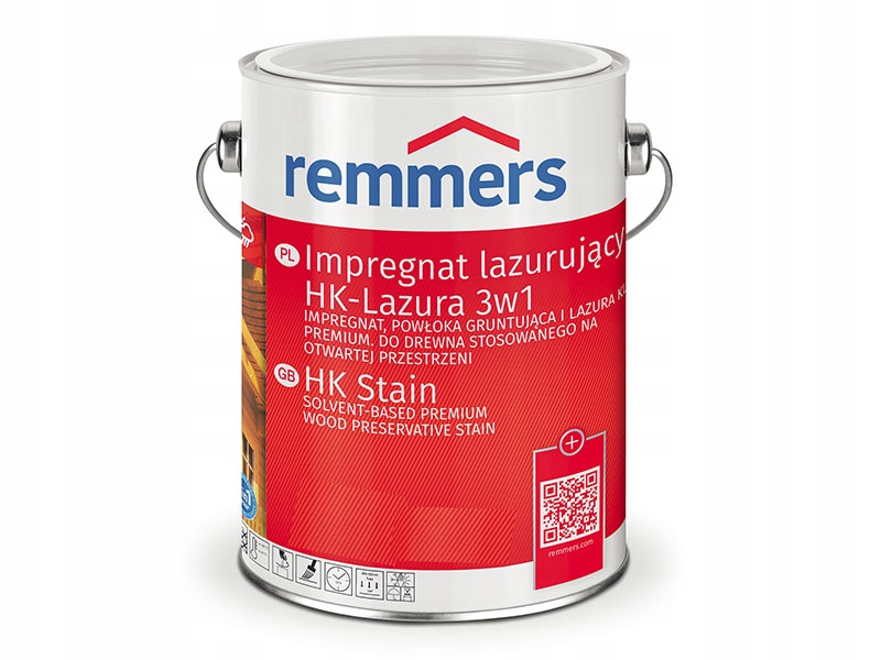 

Remmers Impregnat Hk-lazura 3w1 Szary Wodny 5L