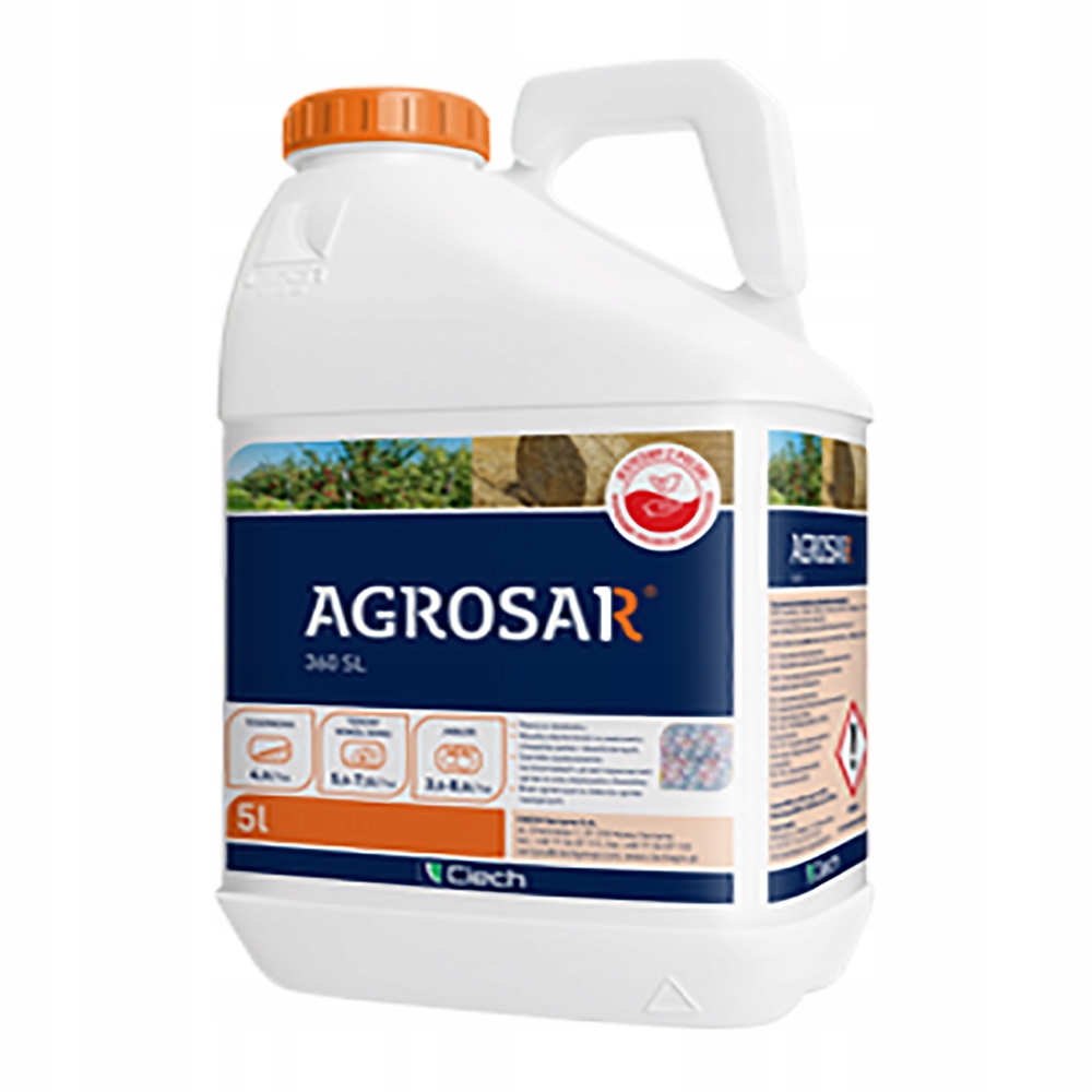Agrosar 360 Sl 5l herbicyd totalny na chwasty, glifosat