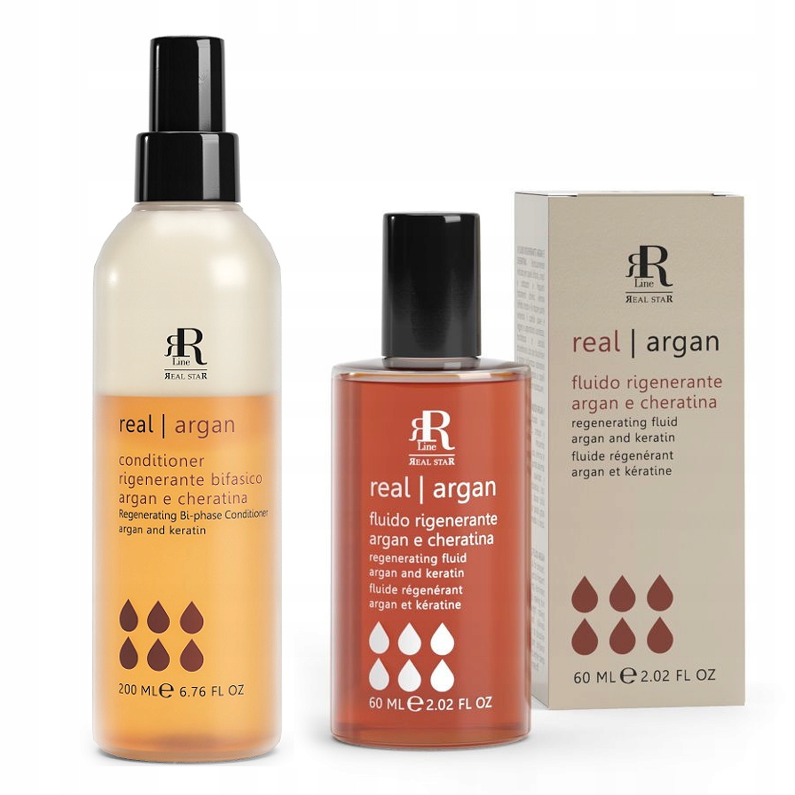 RR ARGAN STAR FLUID+2 FAZOWA ODŻYWKA Z ARGANEM
