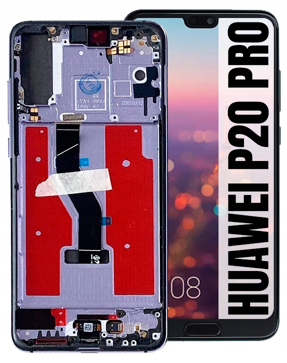 Huawei P20 Pro CLT-L09 LCD displej Obrazovka Rámeček